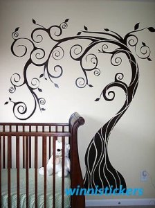 Vinyl Wall Decal Nature Design Tree Wall Decals Wall stickers Nursery wall decal wall art------ tree